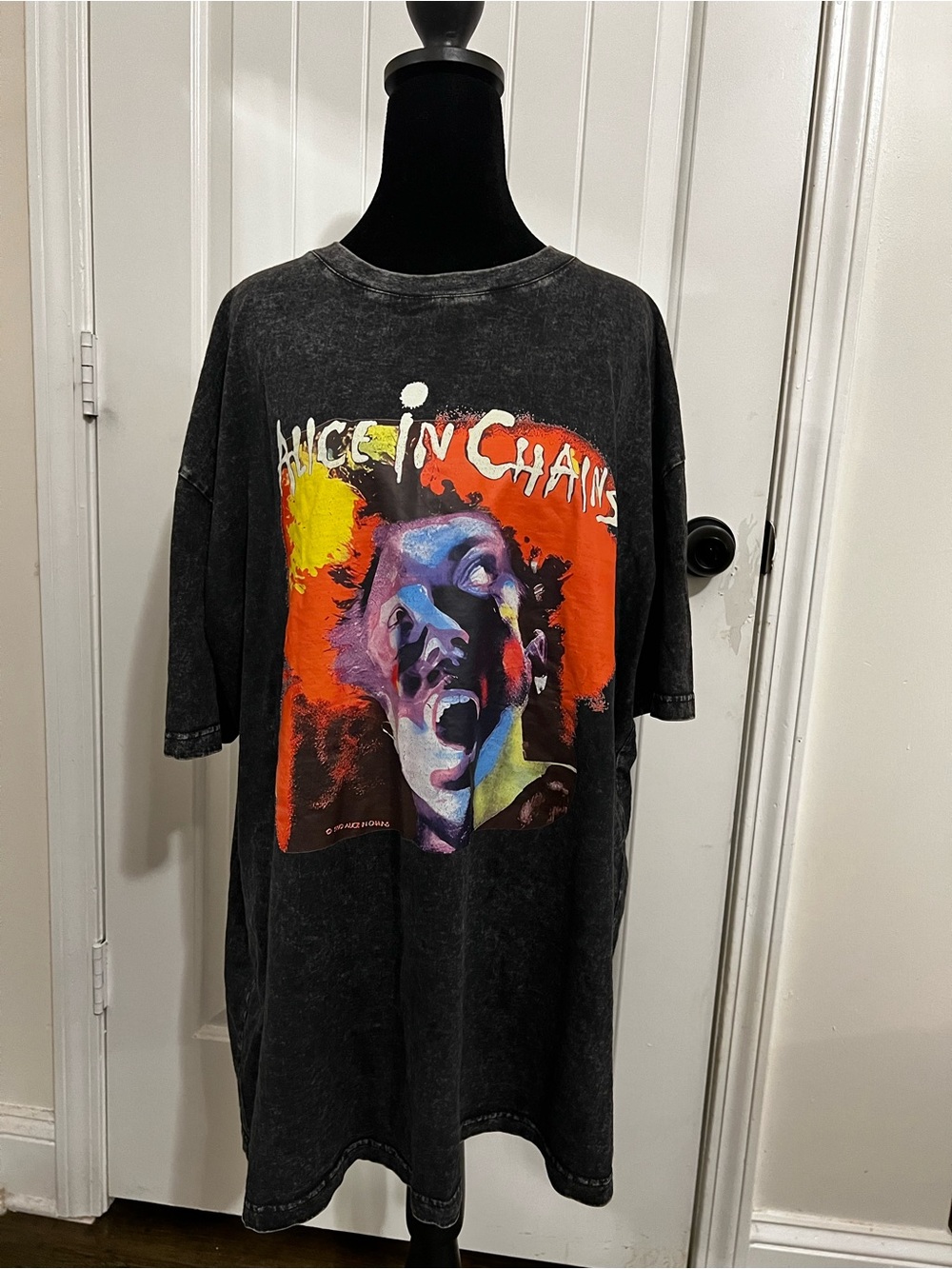 Alice In Chains Facelift Tour 1991 Graphic Band Tee XXL Vintage Wash